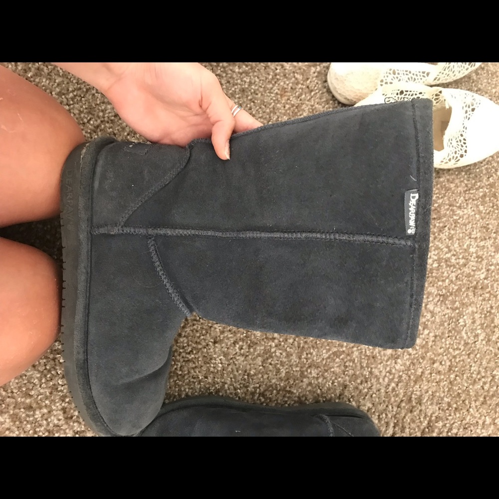 navy blue bearpaw boots